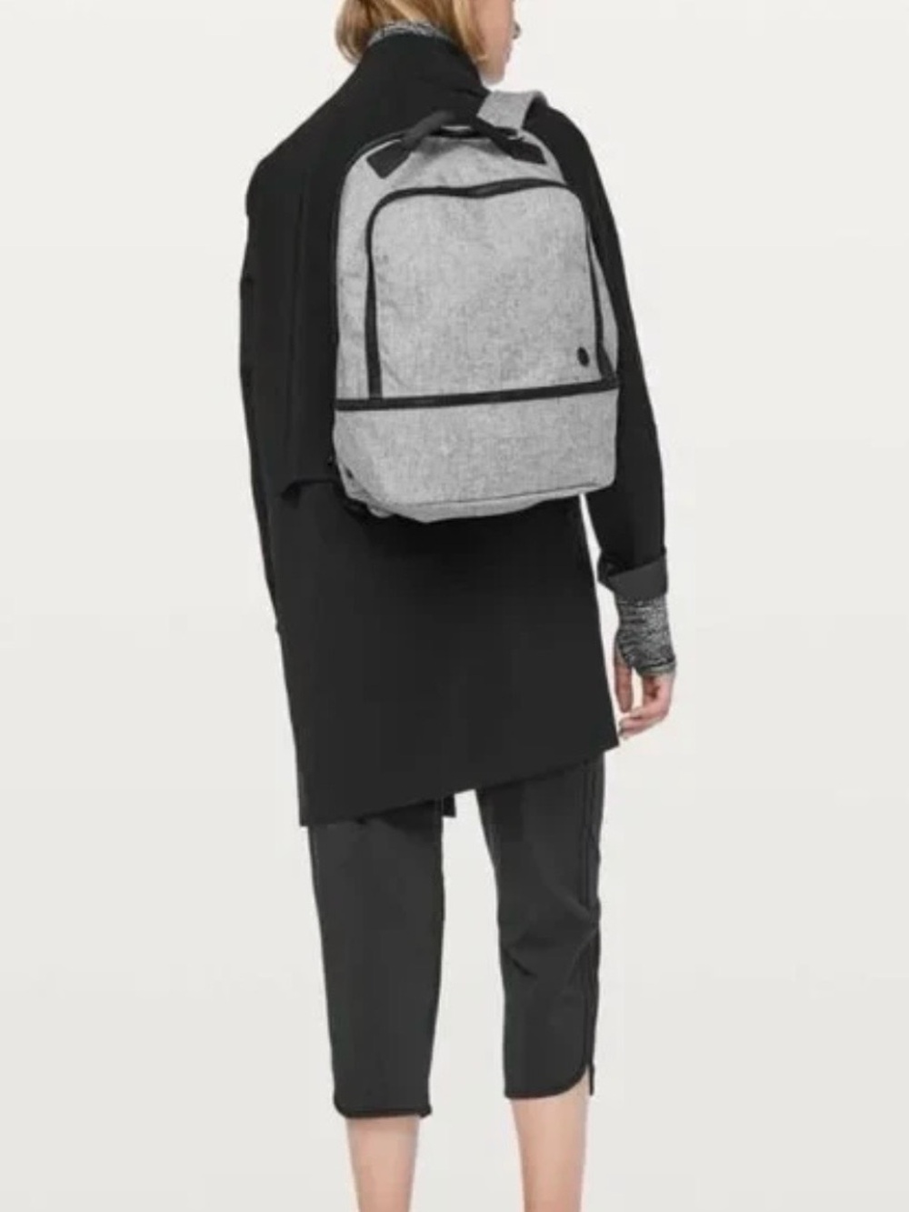Lululemon City Adventurer Backpack 17L - Heathered Black (Excellent Condition)